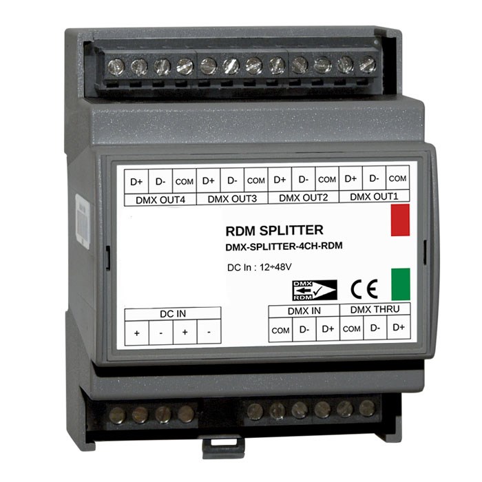Splitter DMX/RDM 4 Vie IP10829