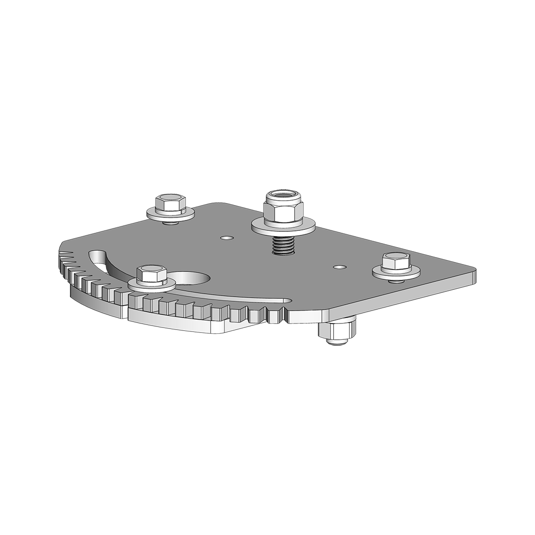 Medium adapter plate for installation on pole arm11486